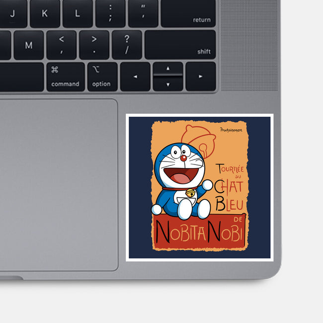 Le Chat Bleu-None-Glossy-Sticker-jasesa