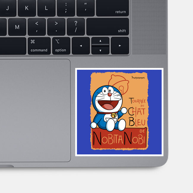 Le Chat Bleu-None-Glossy-Sticker-jasesa
