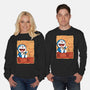 Le Chat Bleu-Unisex-Crew Neck-Sweatshirt-jasesa