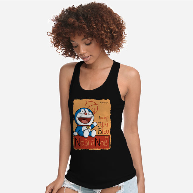 Le Chat Bleu-Womens-Racerback-Tank-jasesa