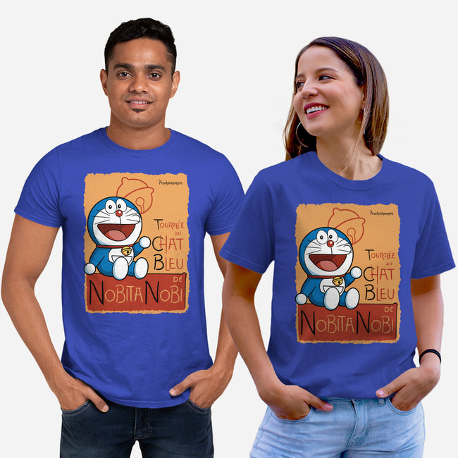 Le Chat Bleu-Unisex-Basic-Tee-jasesa