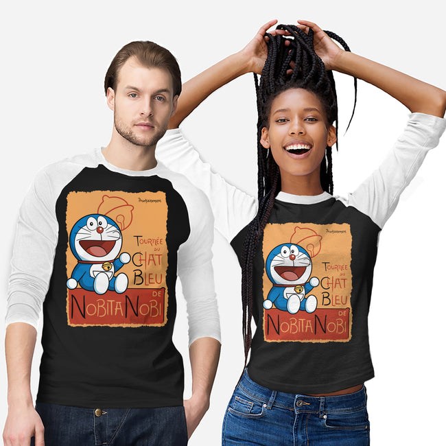 Le Chat Bleu-Unisex-Baseball-Tee-jasesa