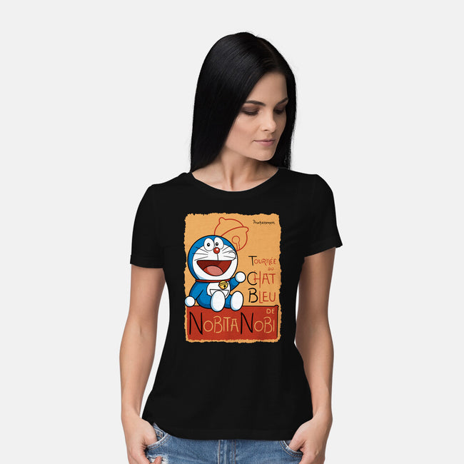 Le Chat Bleu-Womens-Basic-Tee-jasesa