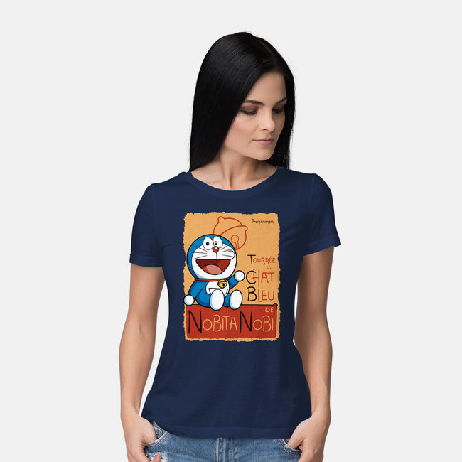 Le Chat Bleu-Womens-Basic-Tee-jasesa