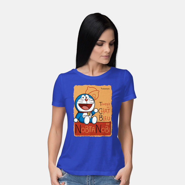 Le Chat Bleu-Womens-Basic-Tee-jasesa