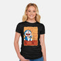 Le Chat Bleu-Womens-Fitted-Tee-jasesa