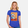 Le Chat Bleu-Womens-Fitted-Tee-jasesa