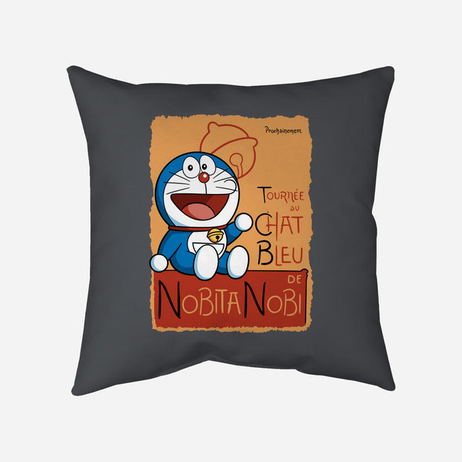 Le Chat Bleu-None-Removable Cover w Insert-Throw Pillow-jasesa