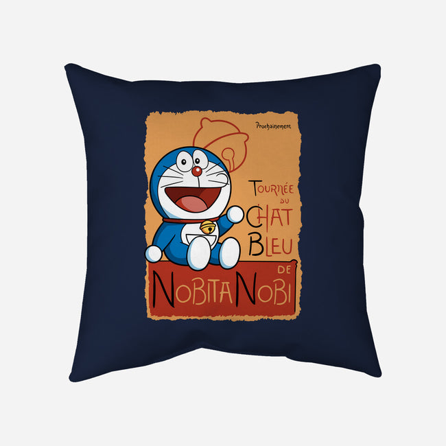 Le Chat Bleu-None-Removable Cover w Insert-Throw Pillow-jasesa
