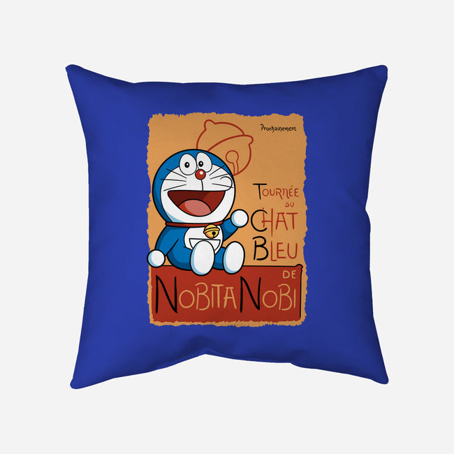 Le Chat Bleu-None-Removable Cover w Insert-Throw Pillow-jasesa