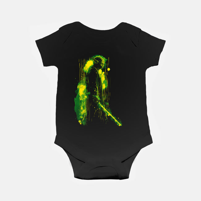 One With The Force-Baby-Basic-Onesie-kharmazero