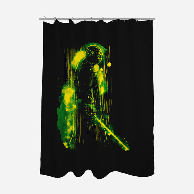 One With The Force-None-Polyester-Shower Curtain-kharmazero