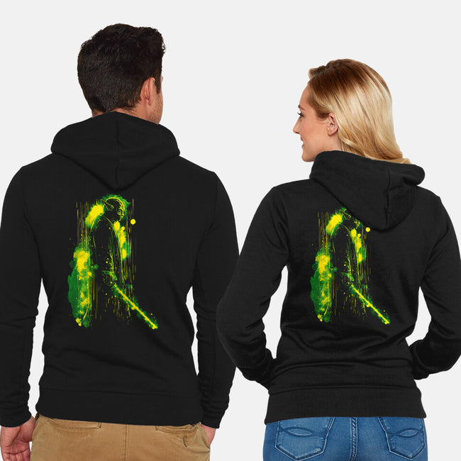 One With The Force-Unisex-Zip-Up-Sweatshirt-kharmazero