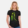 One With The Force-Womens-Fitted-Tee-kharmazero