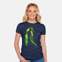 One With The Force-Womens-Fitted-Tee-kharmazero
