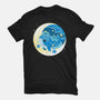 Night Whale-Womens-Fitted-Tee-Vallina84