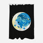 Night Whale-None-Polyester-Shower Curtain-Vallina84