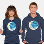 Night Whale-Unisex-Pullover-Sweatshirt-Vallina84