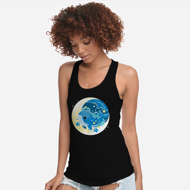 Night Whale-Womens-Racerback-Tank-Vallina84