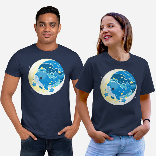 Night Whale-Unisex-Basic-Tee-Vallina84
