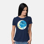 Night Whale-Womens-Basic-Tee-Vallina84