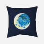 Night Whale-None-Removable Cover w Insert-Throw Pillow-Vallina84