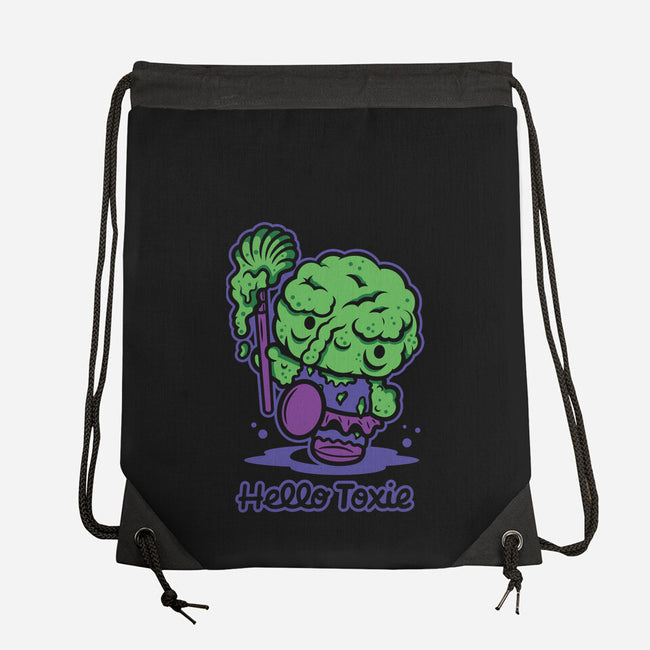 Hello Toxie-None-Drawstring-Bag-demonigote