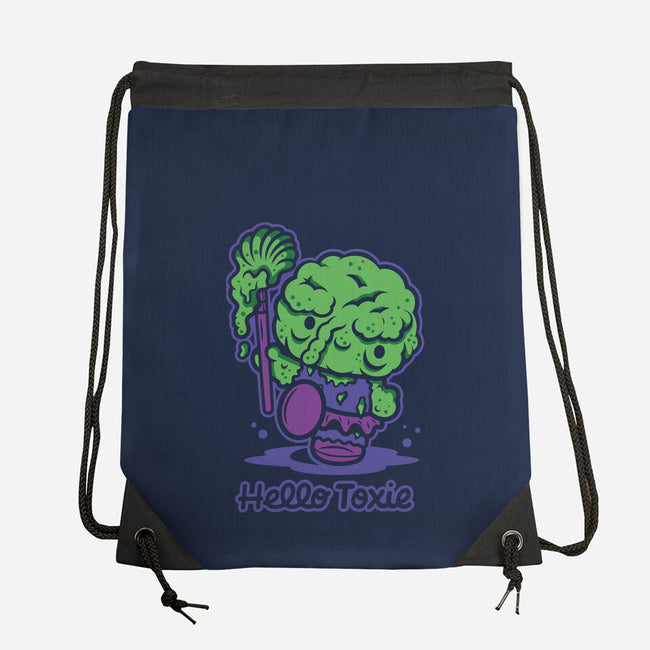 Hello Toxie-None-Drawstring-Bag-demonigote