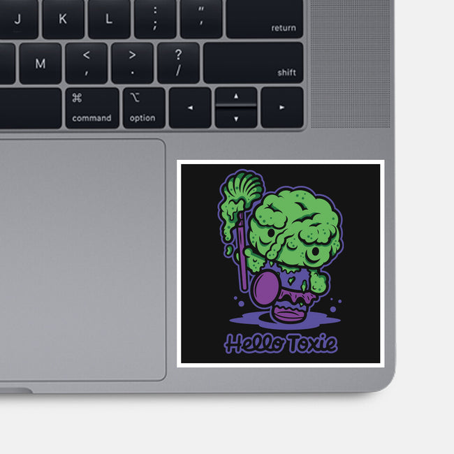 Hello Toxie-None-Glossy-Sticker-demonigote