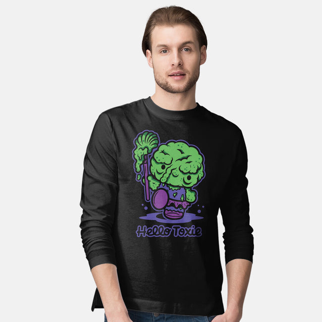 Hello Toxie-Mens-Long Sleeved-Tee-demonigote