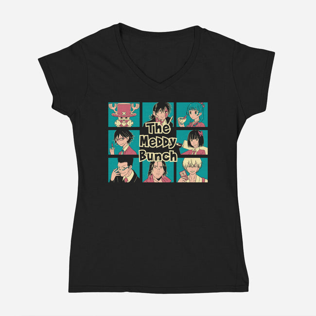 The Meddy Bunch-Womens-V-Neck-Tee-naomori