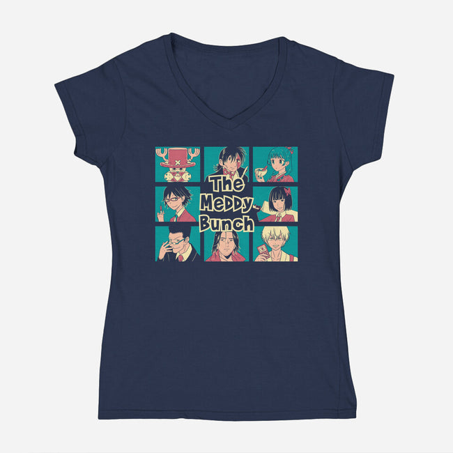 The Meddy Bunch-Womens-V-Neck-Tee-naomori