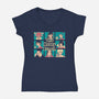 The Meddy Bunch-Womens-V-Neck-Tee-naomori