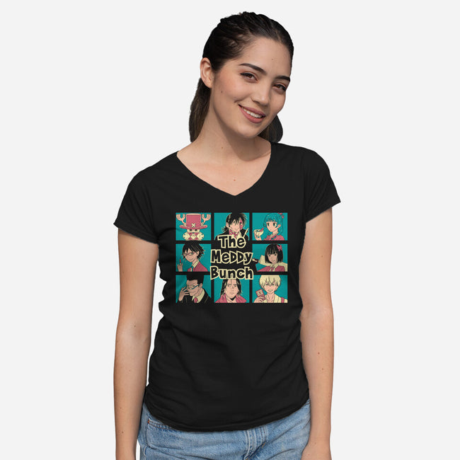The Meddy Bunch-Womens-V-Neck-Tee-naomori