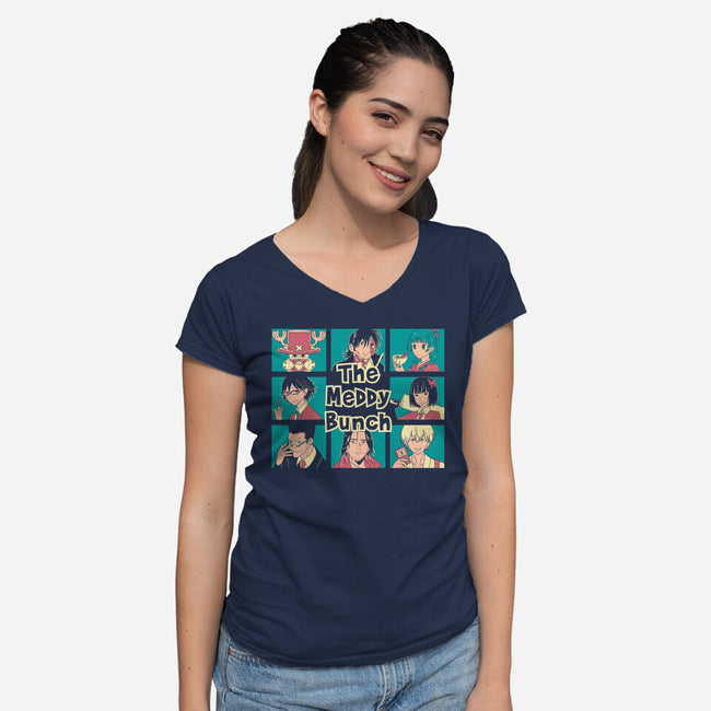 The Meddy Bunch-Womens-V-Neck-Tee-naomori