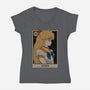 Vennus Tarot Card-Womens-V-Neck-Tee-Hafaell