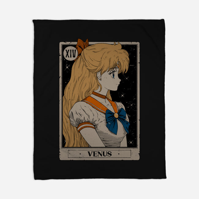 Vennus Tarot Card-None-Fleece-Blanket-Hafaell