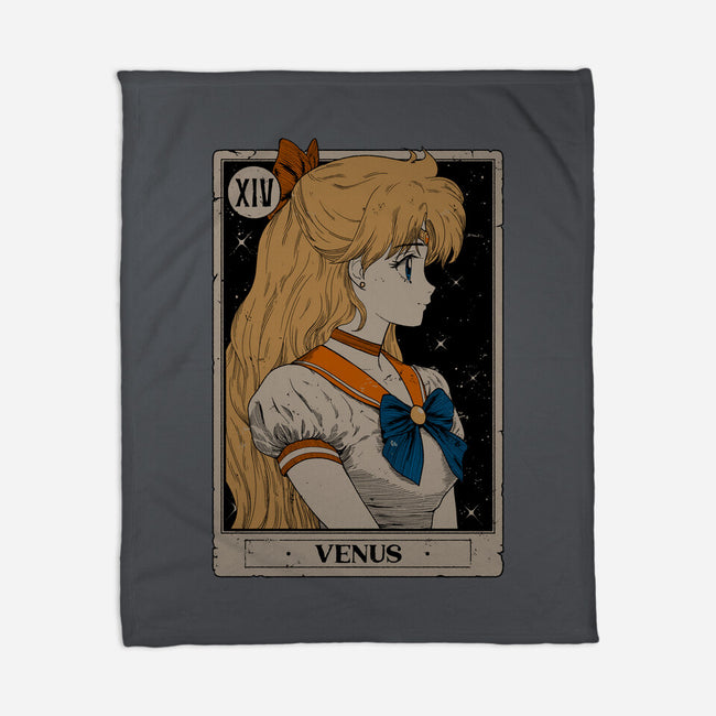 Vennus Tarot Card-None-Fleece-Blanket-Hafaell