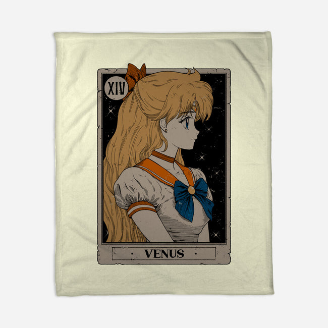 Vennus Tarot Card-None-Fleece-Blanket-Hafaell