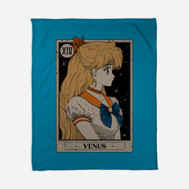 Vennus Tarot Card-None-Fleece-Blanket-Hafaell