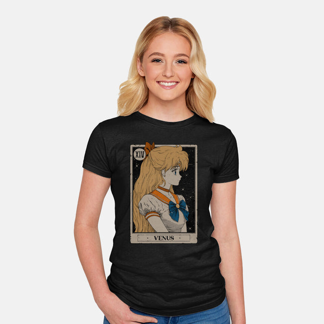 Vennus Tarot Card-Womens-Fitted-Tee-Hafaell