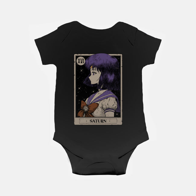 Saturn Tarot Card-Baby-Basic-Onesie-Hafaell
