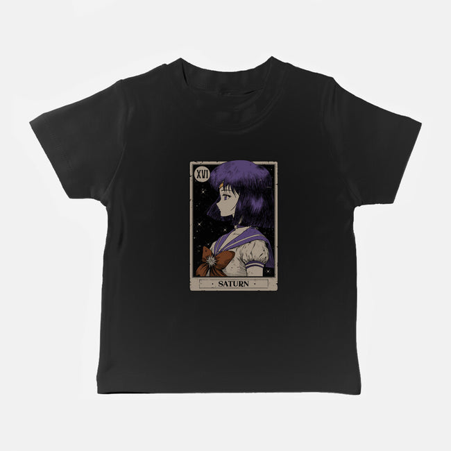 Saturn Tarot Card-Baby-Basic-Tee-Hafaell