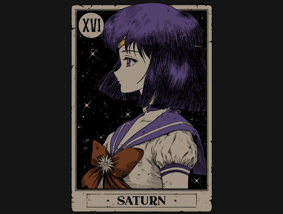 Saturn Tarot Card