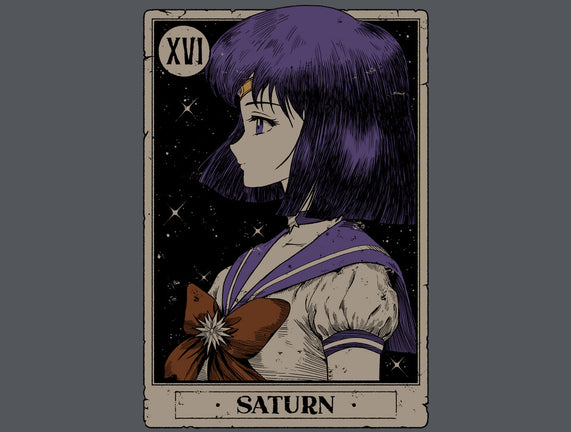 Saturn Tarot Card