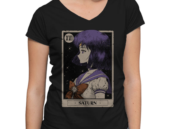 Saturn Tarot Card