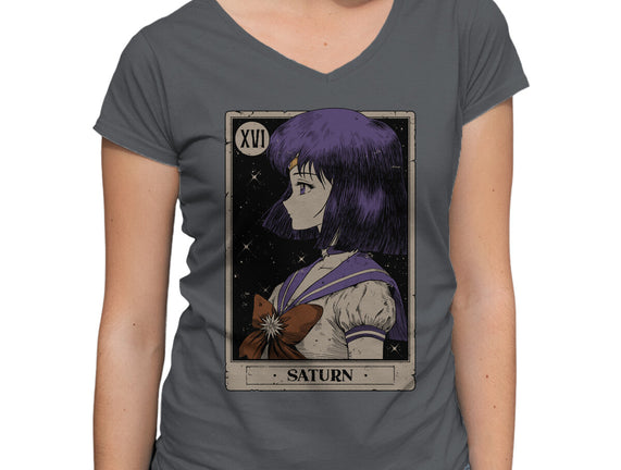 Saturn Tarot Card