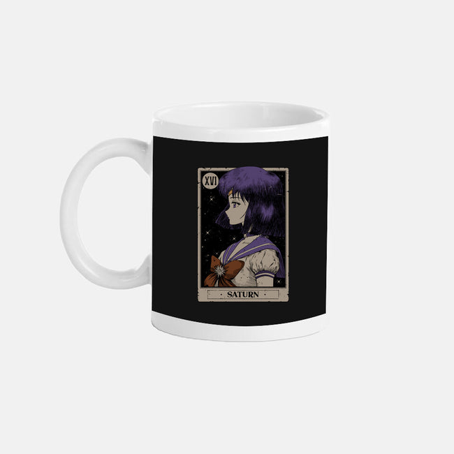 Saturn Tarot Card-None-Mug-Drinkware-Hafaell
