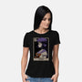 Saturn Tarot Card-Womens-Basic-Tee-Hafaell