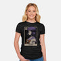 Saturn Tarot Card-Womens-Fitted-Tee-Hafaell